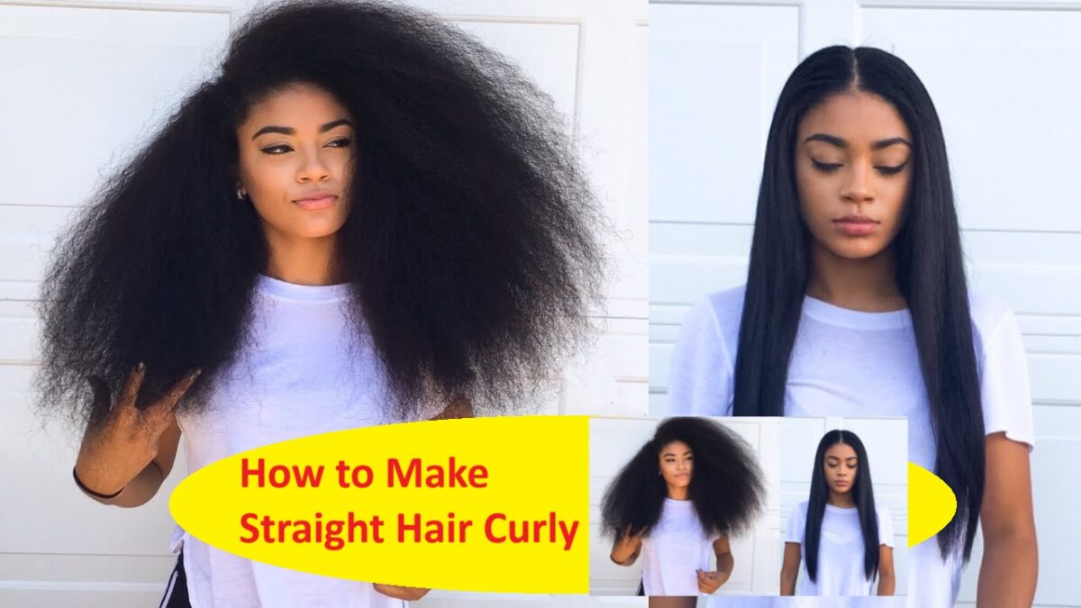 How to Make Straight Hair Curly