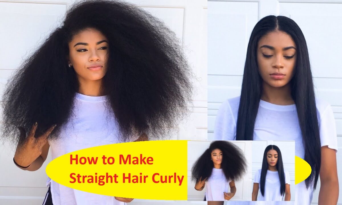 How to Make Straight Hair Curly